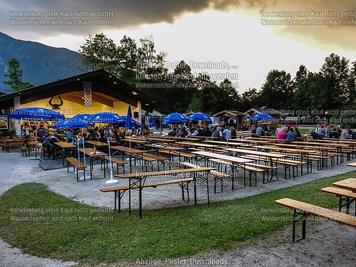 Gartenfest 2014 der Musikkapelle Wössen im Kurpark Unterwössen