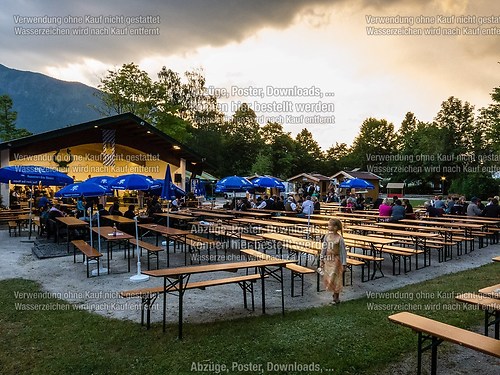 Gartenfest 2014 der Musikkapelle Wössen im Kurpark Unterwössen