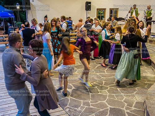 Gartenfest 2014 der Musikkapelle Wössen im Kurpark Unterwössen