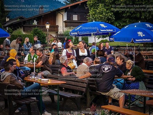 Gartenfest 2014 der Musikkapelle Wössen im Kurpark Unterwössen