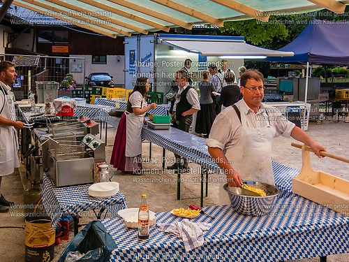 Gartenfest 2014 der Musikkapelle Wössen im Kurpark Unterwössen