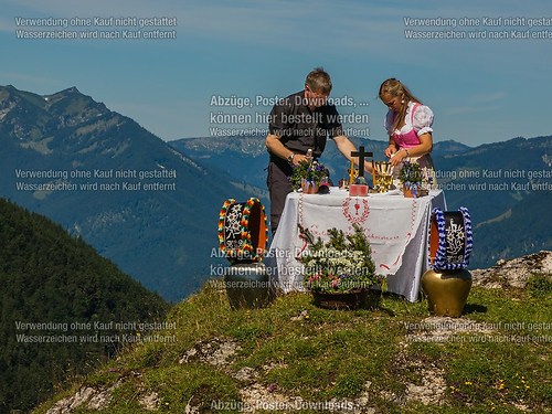 Bergmesse und Almkirta auf der Jochbergalm 2014