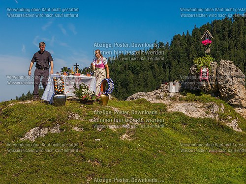 Bergmesse und Almkirta auf der Jochbergalm 2014