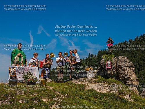 Bergmesse und Almkirta auf der Jochbergalm 2014