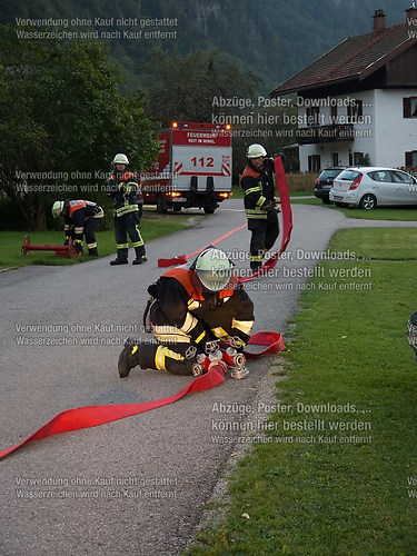 Gemeinschaftsübung der Feuerwehren Schleching, Reit im Winkl, O