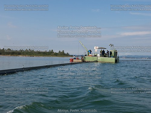 Ölwehrübung im Achendelta am Chiemsee mit TAL und THW 2014