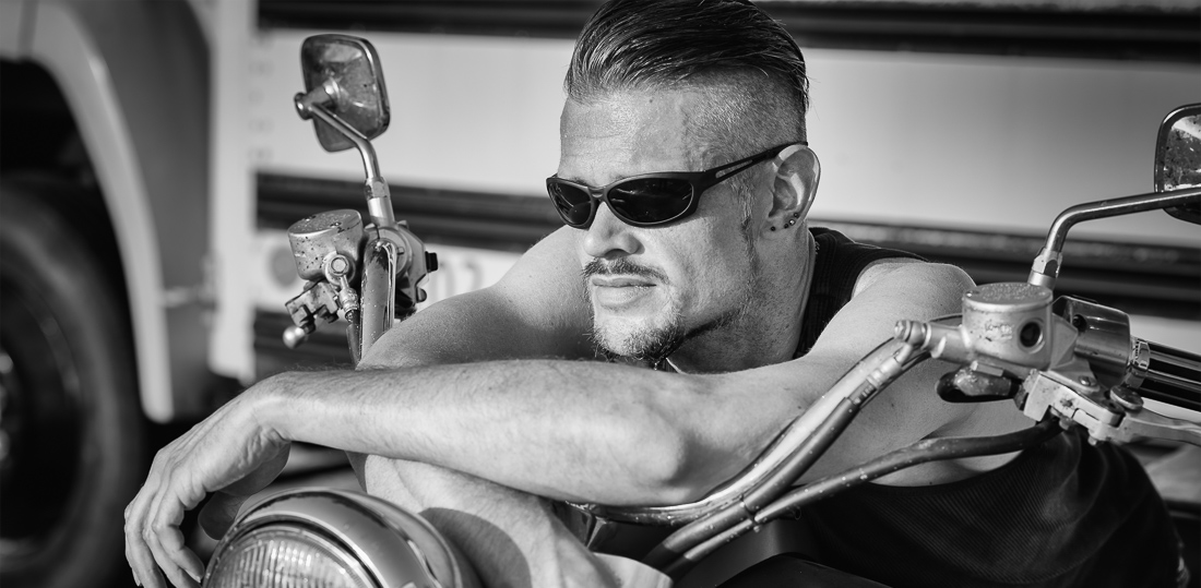 Coole Biker- und Motorradfotos