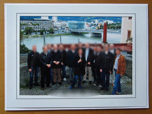 Gruppenfoto als Kopfkissenüberraschung