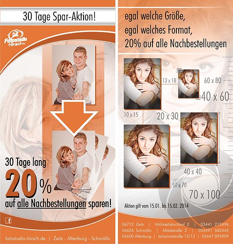 flyer 30 tage aktion