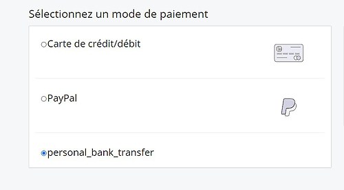ModeDePaiement