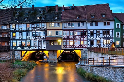 Krämerbrücke von hinten HDR ausgewogen LR_DxO