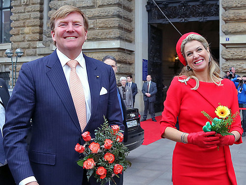 Königspaar in Hamburg
