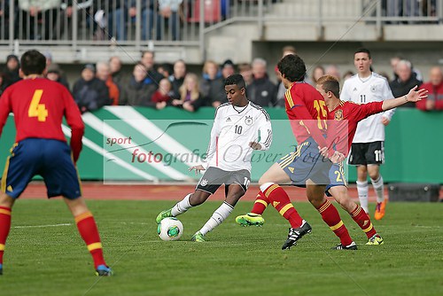 U17, Deutschland - Spanien am 12.11.2013 (131112OVBRDESP0367)