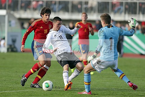 U17, Deutschland - Spanien am 12.11.2013 (131112OVBRDESP1222)