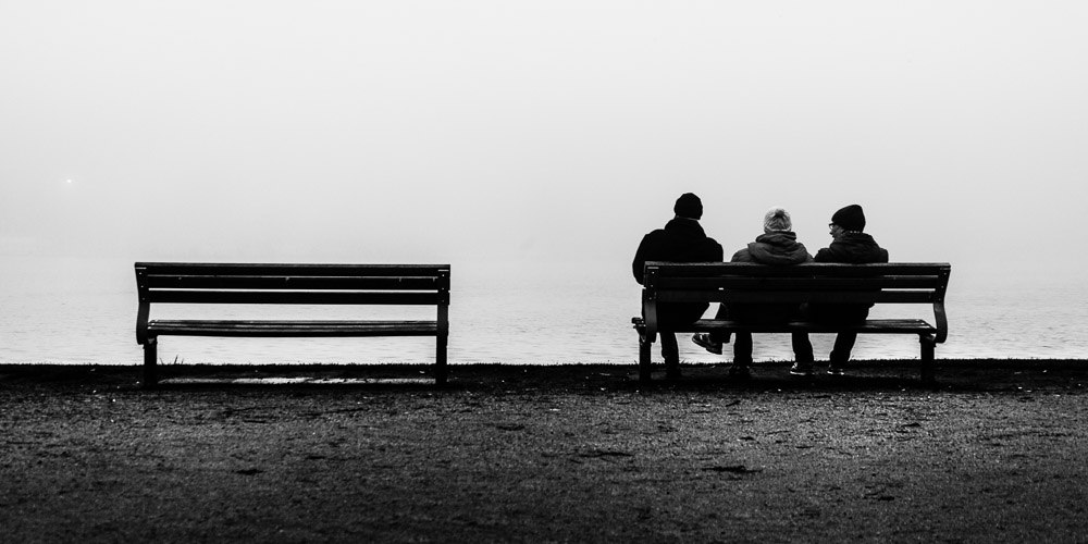 Hamburg - Alster im Nebel