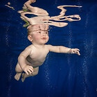 Baby's Unterwasser