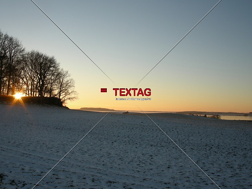 Winter - Sonnenuntergang