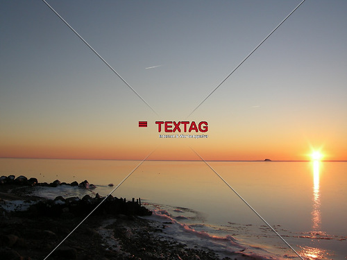 Strand im Winter