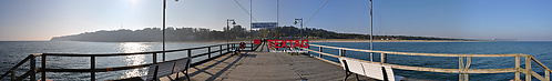 Panoramabild, Seebrücke Göhren