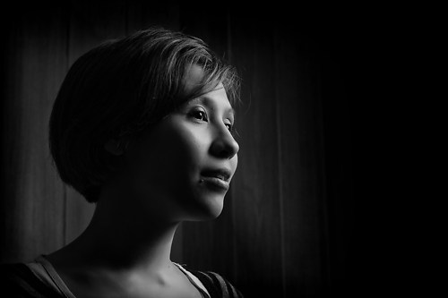 cassy portrait side