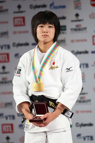 WC 11 Paris Haruna ASAMI (JPN) Medalist -48kg 1