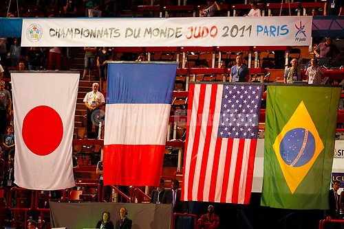 WC 11 Paris Audrey TCHEUMEO (FRA) Medalist -78kg 1 Flags