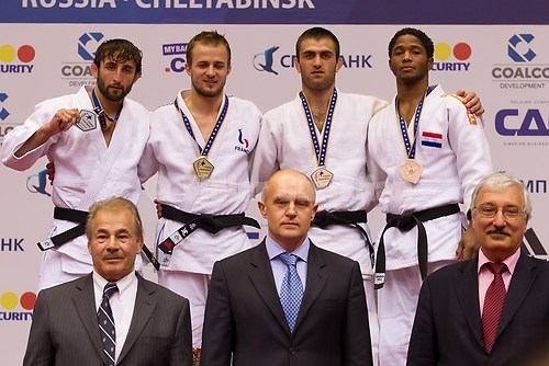 2012 EM Chelyabinsk LEGRAND, SOROKA, PALELASHVILI, ELMONT_Envic Galea_Victory_Ceremony_73k