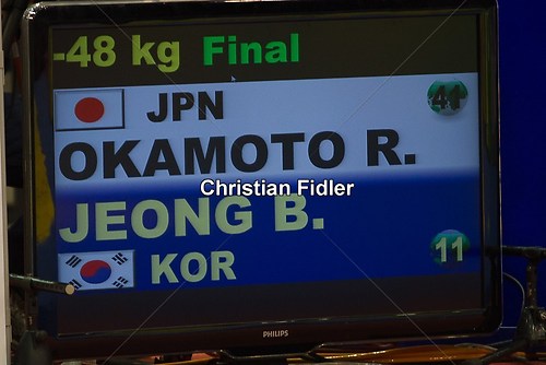 Grand Prix February 2013 -48kg Final Riho Okamoto (JPN) Bo Kyeong Jeong (KOR) 01