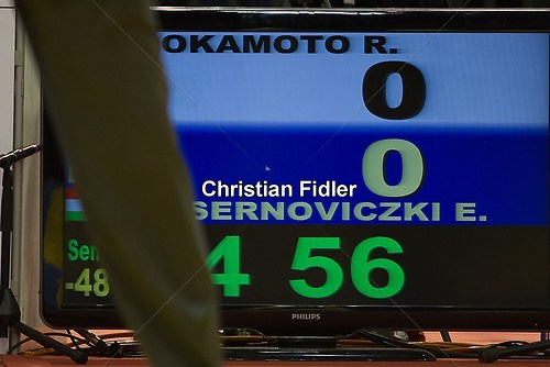 Grand Prix February 2013 -48kg Riho Okamoto (JPN) Eva Csernovicki (HUN) 01