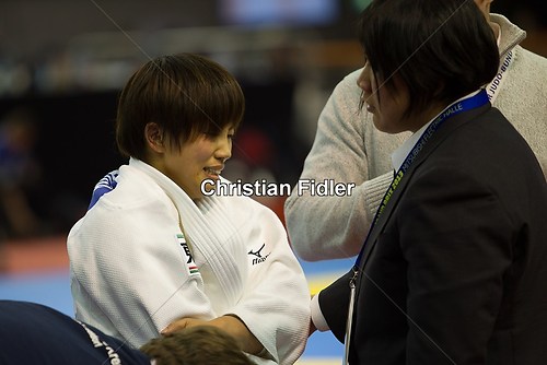 Grand Prix February 2013 -52kg Yuka Nishida (JPN) Mi-Ri Kim (KOR) Hurt 14 Coach Midori Shi
