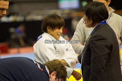 Grand Prix February 2013 -52kg Yuka Nishida (JPN) Mi-Ri Kim (KOR) Hurt 15 Coach Midori Shi