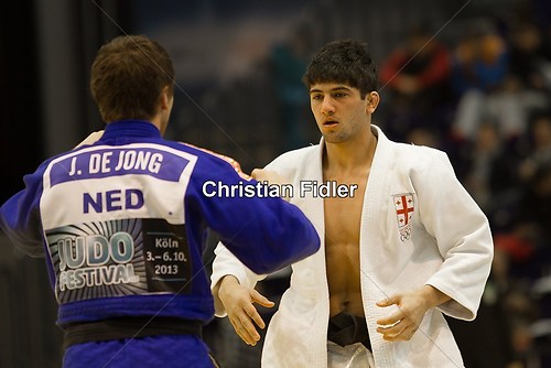 Grand Prix February 2013 -66kg Lasha Shavdatuashvili (GEO) Jasper De Jong (NED) 02