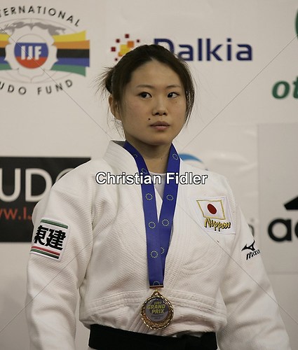 Grand Prix February 2013 Victory Ceremony -48kg Emi Yamagishi (JPN) 01