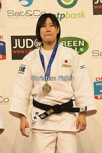 Grand Prix February 2013 Victory Ceremony -48kg Riho Okamoto (JPN) 05