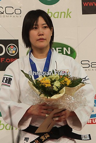 Grand Prix February 2013 Victory Ceremony -48kg Riho Okamoto (JPN) 07