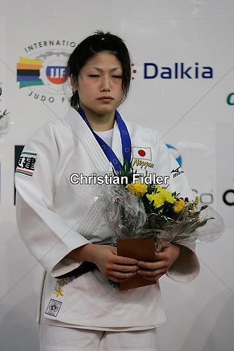 Grand Prix February 2013 Victory Ceremony -52kg Nodoka Tanimoto (JPN) 03