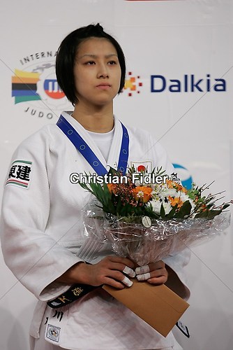 Grand Prix February 2013 Victory Ceremony -57kg Megumi Ishikawa (JPN) 03