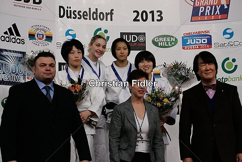 Grand Prix February 2013 Victory Ceremony -57kg Nozomi Hirai (JPN) Megumi Ishikawa (JPN) 0