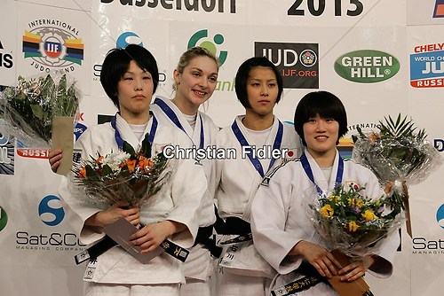 Grand Prix February 2013 Victory Ceremony -57kg Nozomi Hirai (JPN) Megumi Ishikawa (JPN) 0