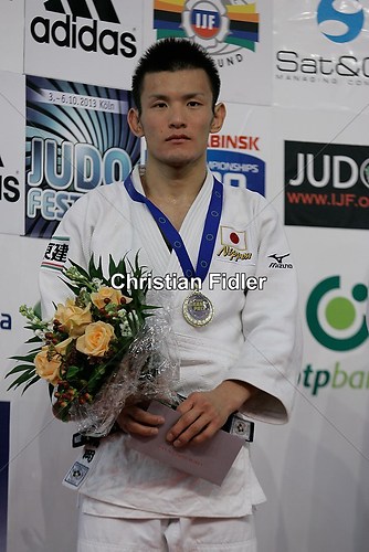 Grand Prix February 2013 Victory Ceremony -66kg Masashi Ebinuma (JPN) Masaaki Fukuoka (JPN
