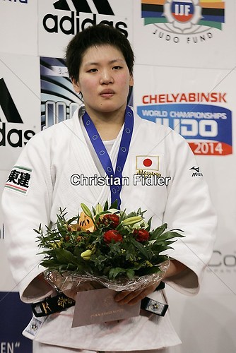 Grand Prix February 2013 Victory Ceremony -78kg Ruika Sato (JPN) 01 (2)