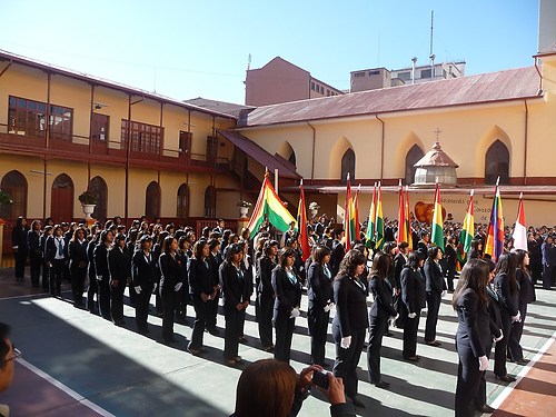 Penibel geordnet fuer die Graduación der Abschlussklasse