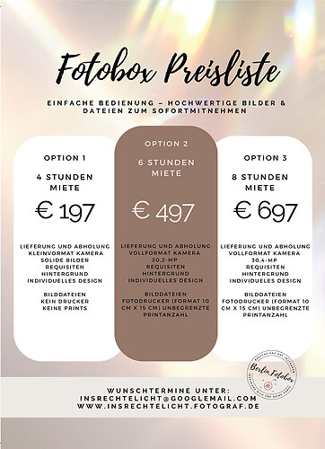 Beige Vintage Floral Makeup Price List (1080 x 1350 px) (Doppels (Preisliste Fotobox 2026)