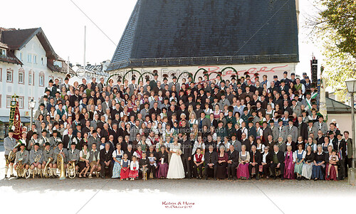 Gruppenfoto in Prien 300 Personen
