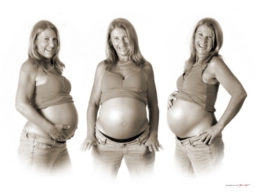 Babybauch Montage Beispiel