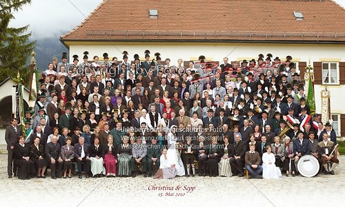 Gruppenfoto Kirchplatz Niederaschau