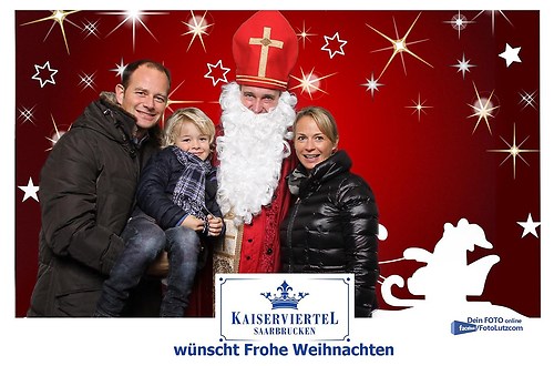 Fotos mit dem Weihnachtsmann in Saarbrücken