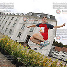 Blumenhecken Jump am Schloss